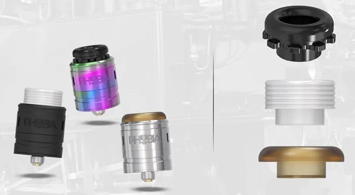 Vandy Vape Phobia V2 RDA | Post-less Dual or Single | bearsvapes.co.uk