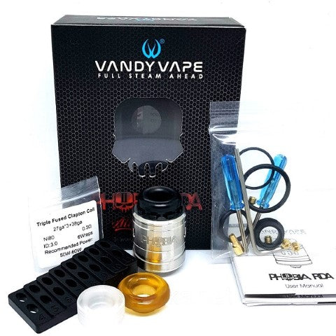 Vandy Vape Phobia V2 RDA | Post-less Dual or Single | bearsvapes.co.uk