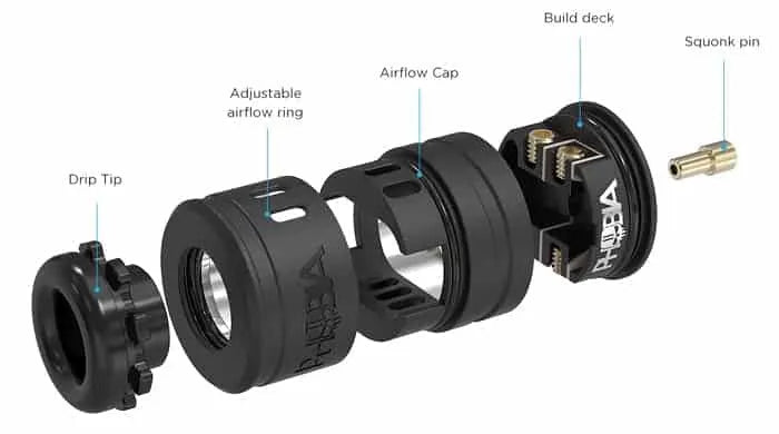 Vandy Vape Phobia V2 RDA | Post-less Dual or Single | bearsvapes.co.uk