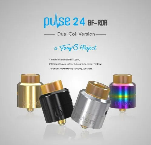 Vandy Vape Pulse 24 RDA | Single or Dual Coil BF | bearsvapes.co.uk