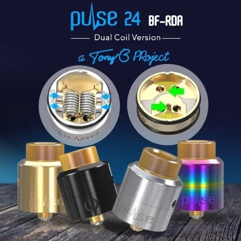 Vandy Vape Pulse 24 RDA | Single or Dual Coil BF | bearsvapes.co.uk