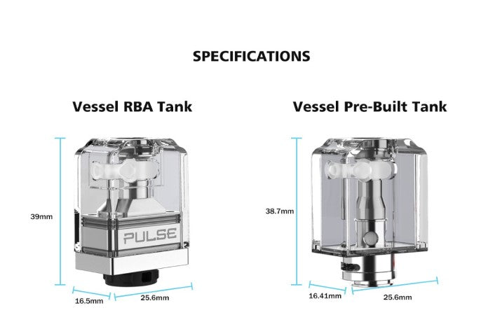 Vandy Vape Pulse Vessel Kit | Boro RBA & VVC TANK  | bearsvapes.co.uk
