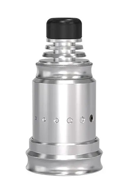 Metallic MTL RDA with black top on a white background