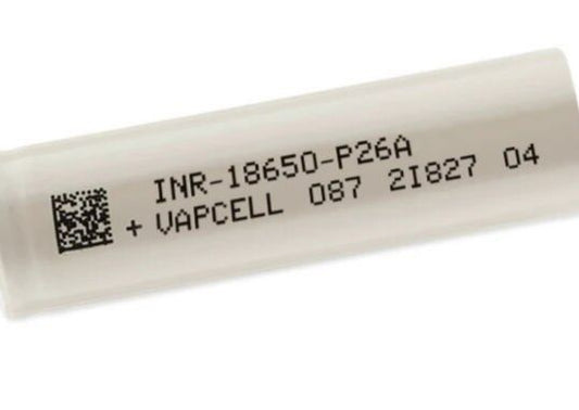 Vapcell P26A 18650 Battery | 2600 mAh 25A/ 35A Max | bearsvapes.co.uk