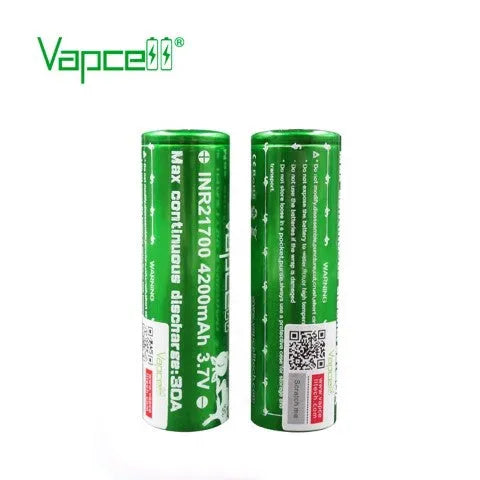 Vapcell P42A 21700 Battery 4200 mAh 30A/ 45A Max | bearsvapes.co.uk