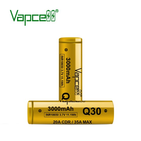 Vapcell Q30 18650 3000mAh Battery | 20A/ 35A Max | bearsvapes.co.uk