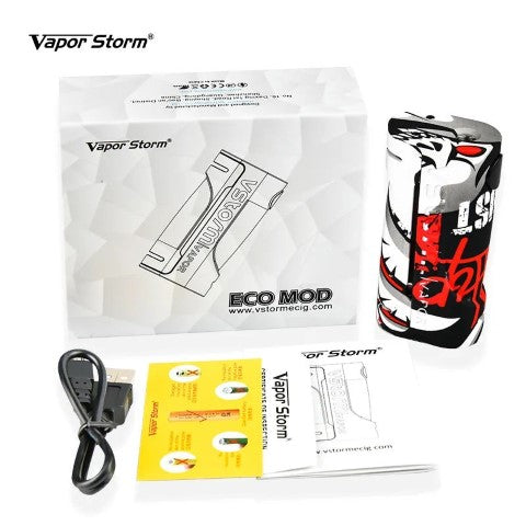 Vapor Storm Eco Mod | 90W 18650 Battery Mech Mod | bearsvapes.co.uk