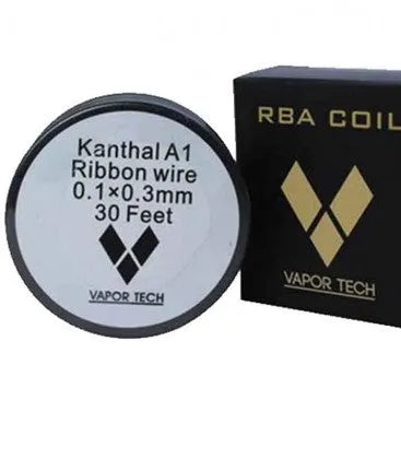 Vapor Tech Kanthal A1 Ribbon Wire 30ft | ONLY £4.45 | bearsvapes.co.uk