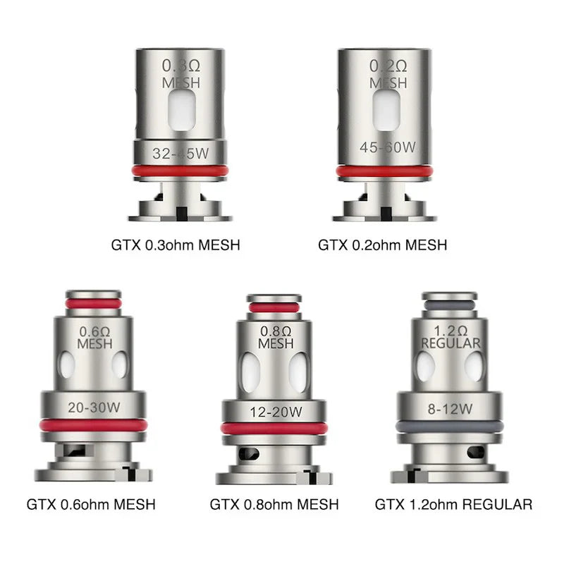 Vaporesso GTX Replacement Coils 5pk | bearsvapes.co.uk