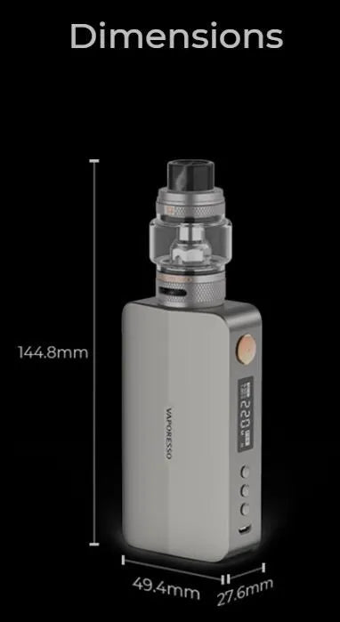 Vaporesso Gen X Vape Kit | 2 Free 18650 Batteries | bearsvapes.co.uk