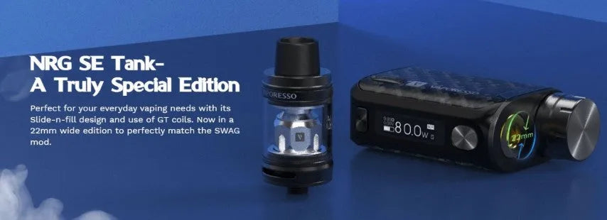 Vaporesso Swag Vape Kit | WITH FREE 18650 Battery | bearsvapes.co.uk