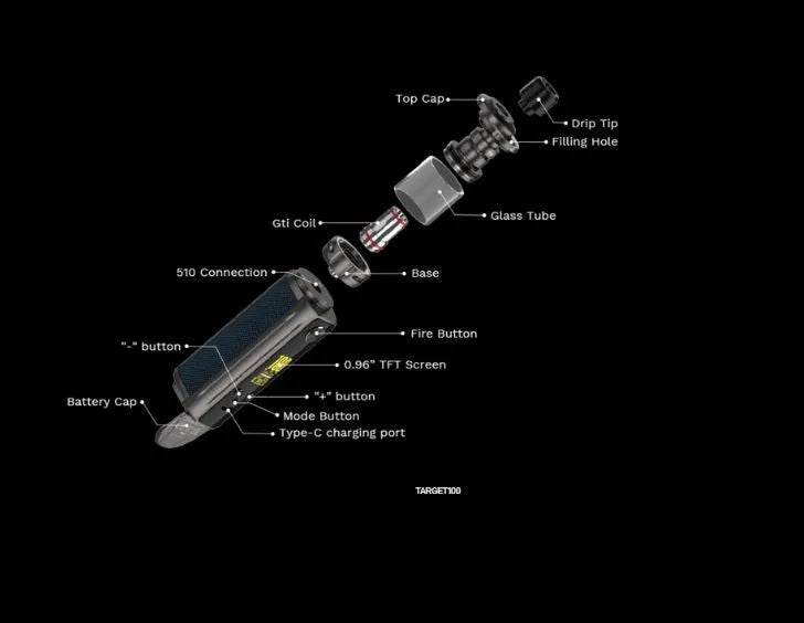 Vaporesso Target 100 Vape Kit | FREE 21700 Battery | bearsvapes.co.uk