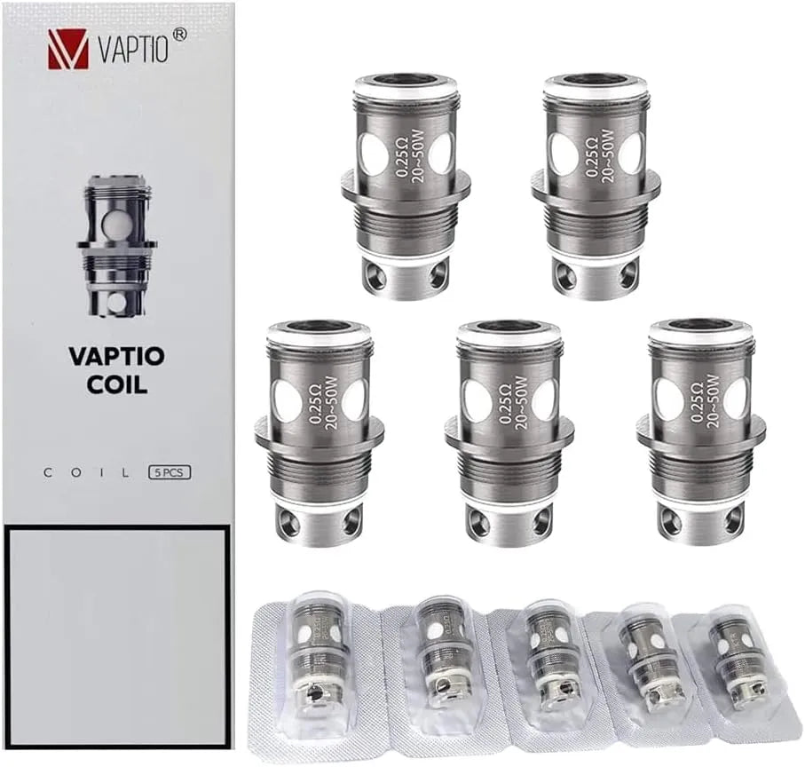 Vaptio P1 Replacement Coils 5pk | bearsvapes.co.uk