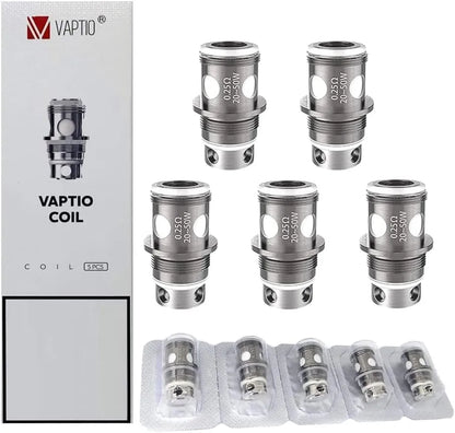 Vaptio P1 Replacement Coils 5pk | bearsvapes.co.uk