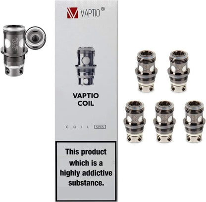 Vaptio P1 Replacement Coils 5pk | bearsvapes.co.uk