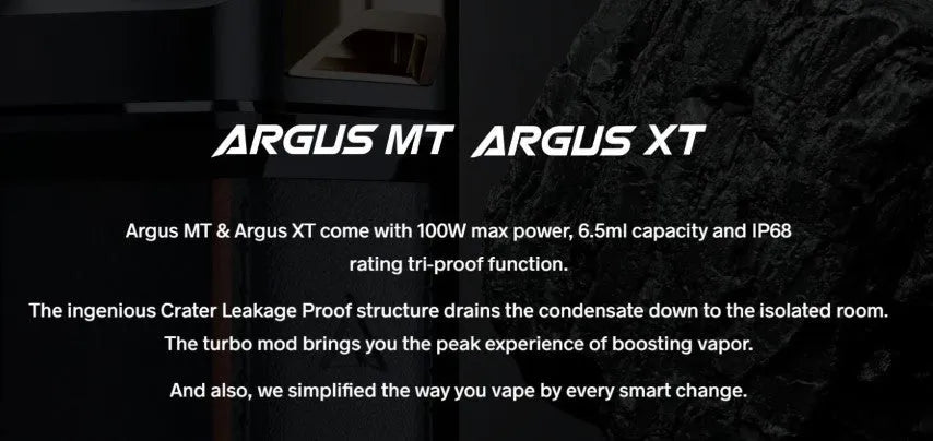 Voopoo Argus XT Vape Kit Free Molicel 21700 Battery | bearsvapes.co.uk