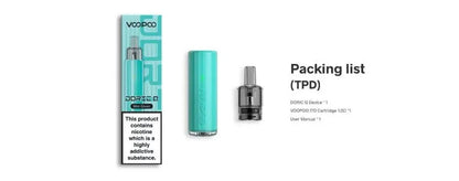 Voopoo Doric Q Pod Vape Kit | 800mAh Starter Kit | bearsvapes.co.uk