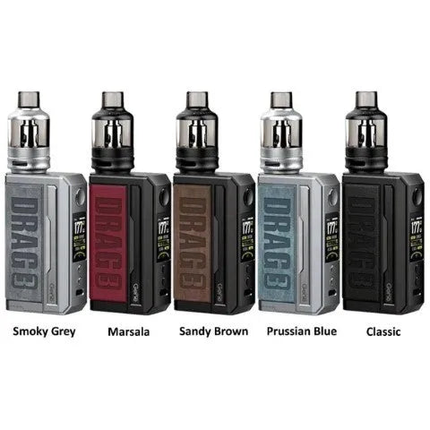 Voopoo Drag 3 Vape Kit | ONLY £39.95 | 2 FREE Golisi 18650 Batteries