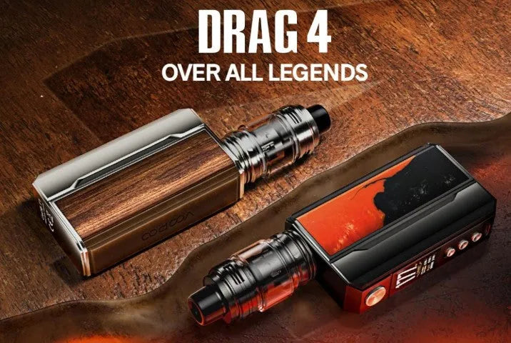 Voopoo Drag 4 Vape Kit | 2 Free Golisi 18650 Batteries | ONLY £44.95