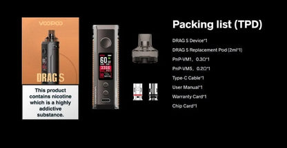 Voopoo Drag S Pod Vape Kit | Lowest UK Price £19.95 | bearsvapes.co.uk