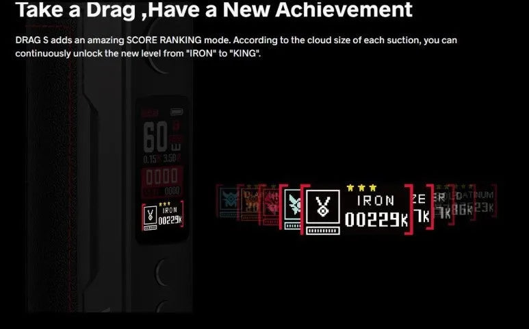 Voopoo Drag S Pod Vape Kit | Lowest UK Price £19.95 | bearsvapes.co.uk