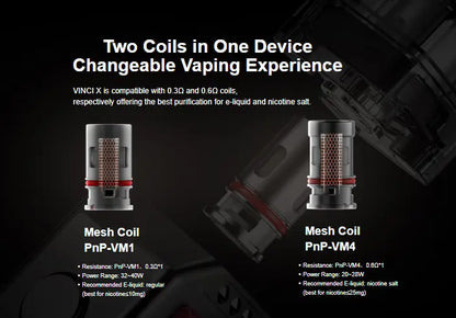 Voopoo Vinci X Pod Vape Kit Includes FREE 18650 | bearsvapes.co.uk