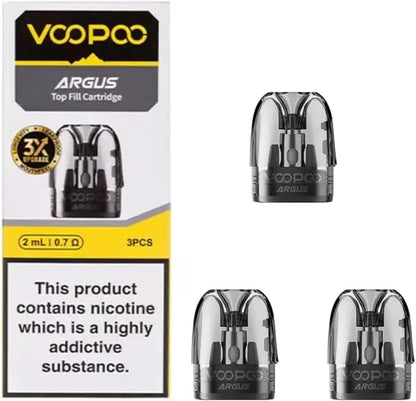 Voopoo Argus Pods 0.4, 0.7 or 1.2 Ohm or Empty ITO | bearsvapes.co.uk