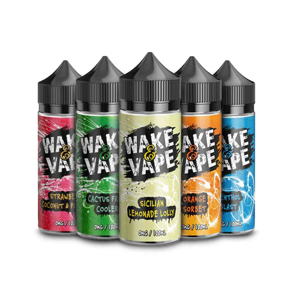 Wake N Vape Shortfill e-liquids With FREE Nic Shots | bearsvapes.co.uk