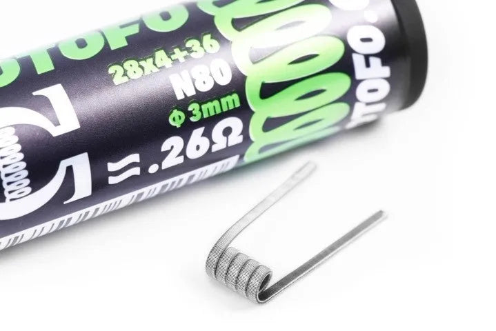 Wotofo 0.26 Ohm Quad Core Fused Clapton Coils 10pk | bearsvapes.co.uk