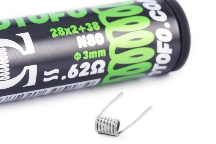 Wotofo Dual Core Fused Clapton Coils 0.62ohm | bearsvapes.co.uk