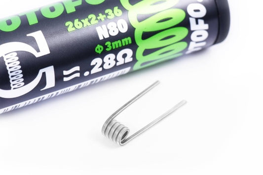 Wotofo Dual Core Fused Claptons 0.28ohm | bearsvapes.co.uk