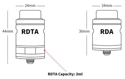 Wotofo Faris RDTA / RDA Combo | 24mm Post-less Deck | Bearsvapes.co.uk