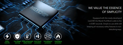 Wotofo MANIK Pod Mod Kit - 80W GTX & PnP Compatible | bearsvapes.co.uk