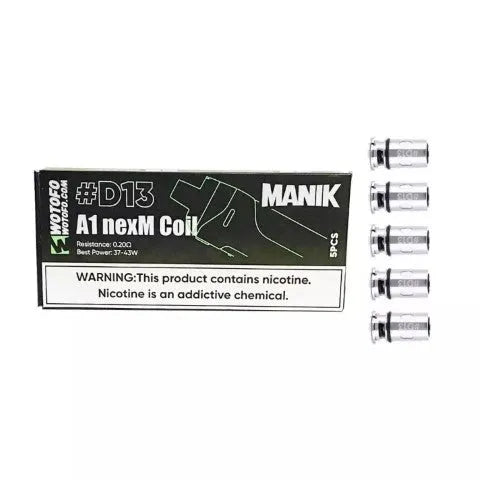 Wotofo Manik Coils 5pk | #D11, #D13, #D14 and #D15 | bearsvapes.co.uk