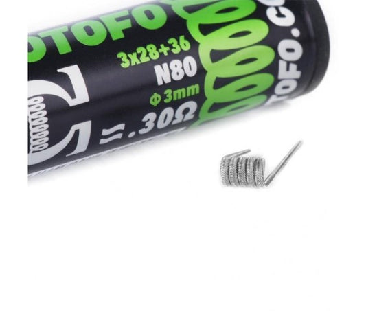 Wotofo Pre-made Alien Coils 0.3ohm | 10 Pack £8.95 | bearsvapes.co.uk