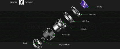 Wotofo Profile M RTA | Mesh RTA ONLY £24.95 | bearsvapes.co.uk