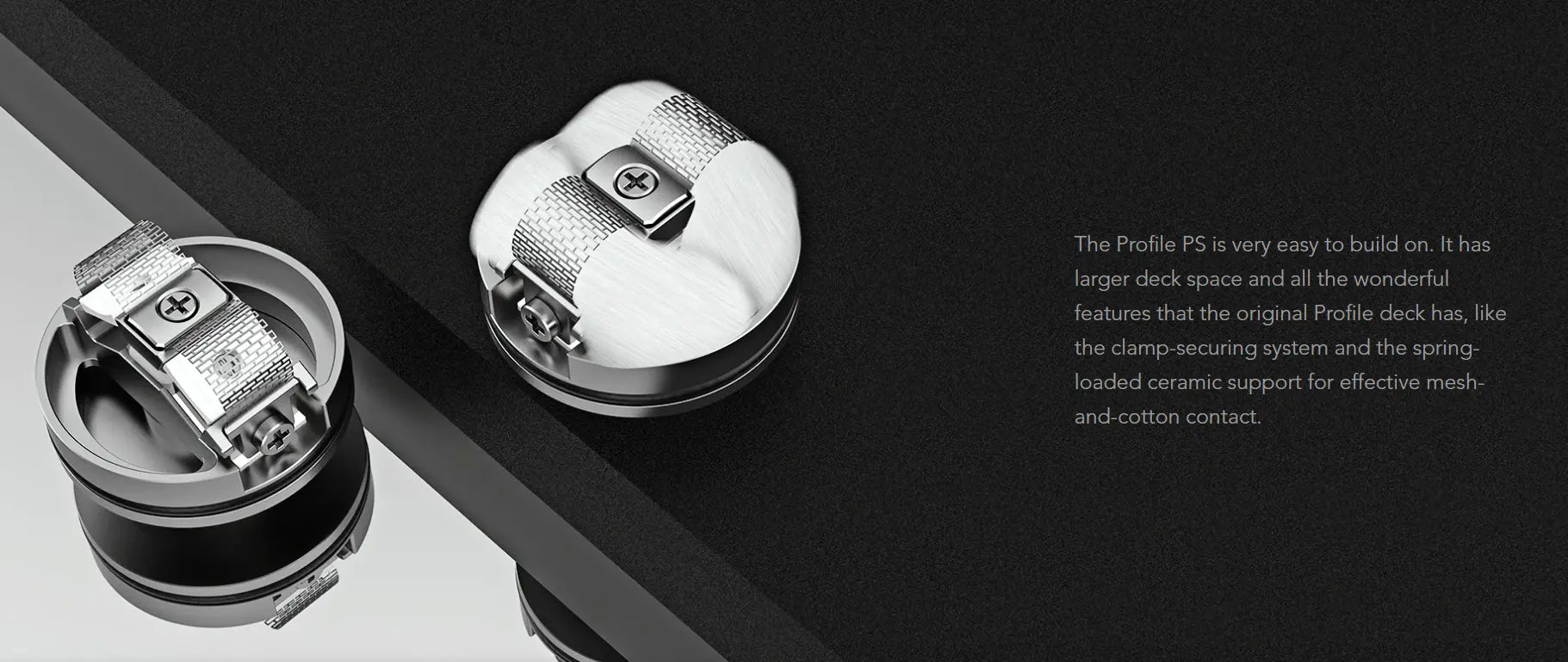Wotofo Profile PS RDA | 28.5mm Dual Mesh RDA | bearsvapes.co.uk