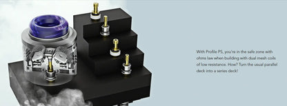 Wotofo Profile PS RDA | 28.5mm Dual Mesh RDA | bearsvapes.co.uk