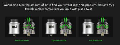 Wotofo Recurve V2 RDA | 24mm Dual or Single Coil | bearsvapes.co.uk