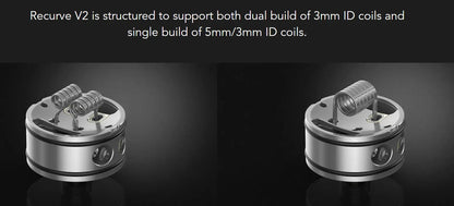 Wotofo Recurve V2 RDA | 24mm Dual or Single Coil | bearsvapes.co.uk