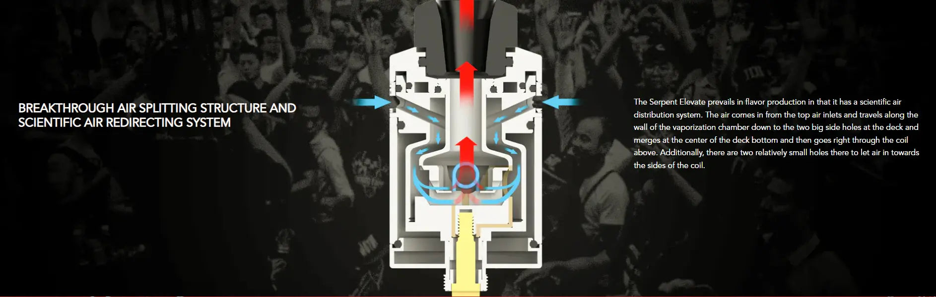 Wotofo Serpent Elevate RTA 24mm Post-less Build Deck| bearsvapes.co.uk