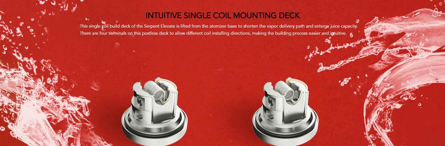 Wotofo Serpent Elevate RTA 24mm Post-less Build Deck| bearsvapes.co.uk