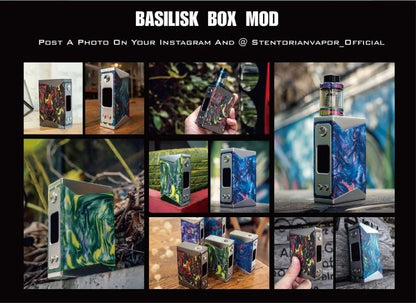 Wotofo Stentorian Basilisk Box Mod |2 FREE Golisi 18650 Batteries