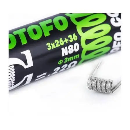 Close-up of the Wotofo 0.22 Ohm Alien Coils packaging