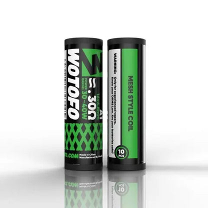 Wotofo Mesh Style Coils | 0.18Ohm or 0.3Ohm 10 Pack | bearsvapes.co.uk