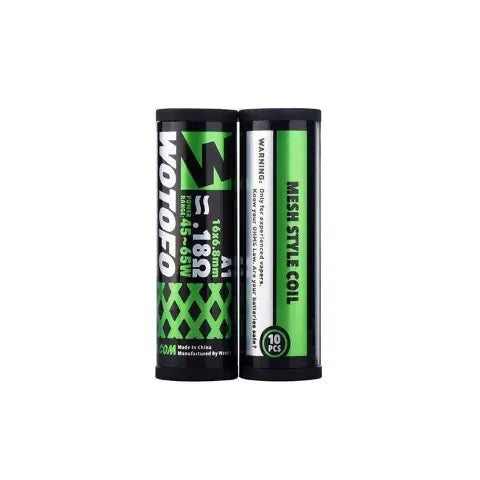 Wotofo Mesh Style Coils | 0.18Ohm or 0.3Ohm 10 Pack | bearsvapes.co.uk