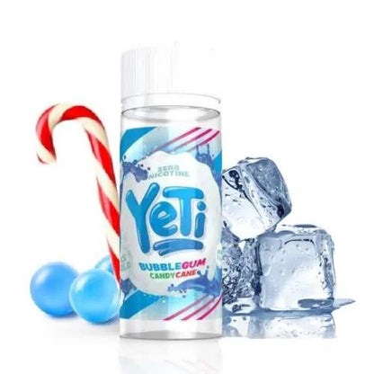 Yeti Bubblegum Candy Cane Ice Cold Shortfill | bearsvapes.co.uk