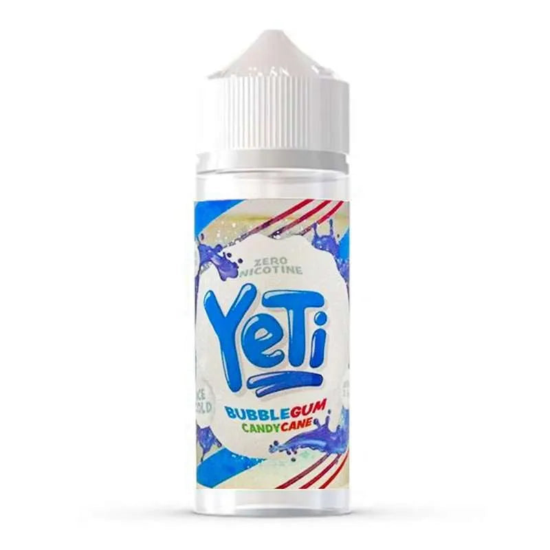 Yeti Bubblegum Candy Cane Ice Cold Shortfill | bearsvapes.co.uk