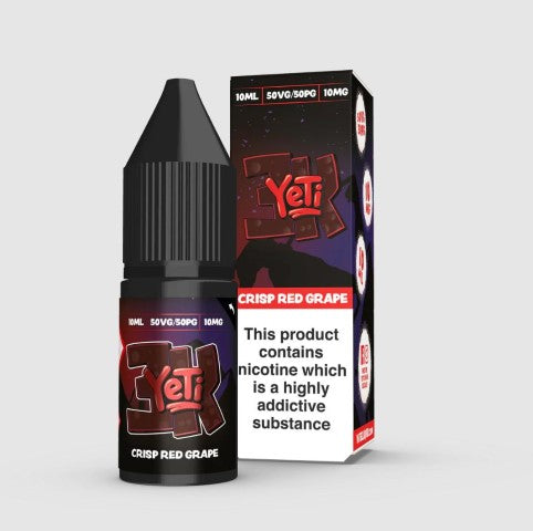 Yeti Chrisp Red Grape 3K Bar Salts 4 for 3 Offer | bearsvapes.co.uk