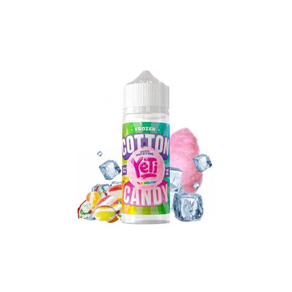 Yeti Cotton Candy Frozen Rainbow Shortfill 100ml | bearsvapes.co.uk